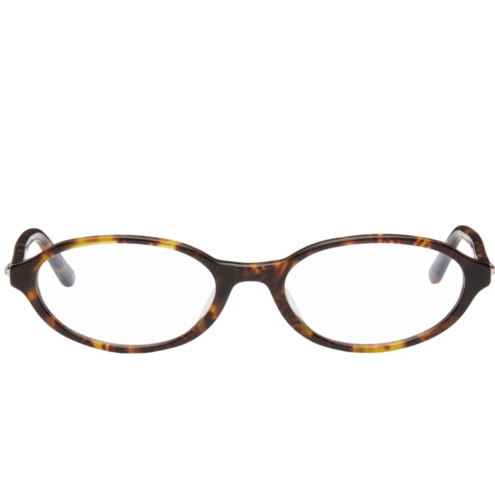 Bonnie Clyde Brown Tortoiseshell Oval Baby Glasses